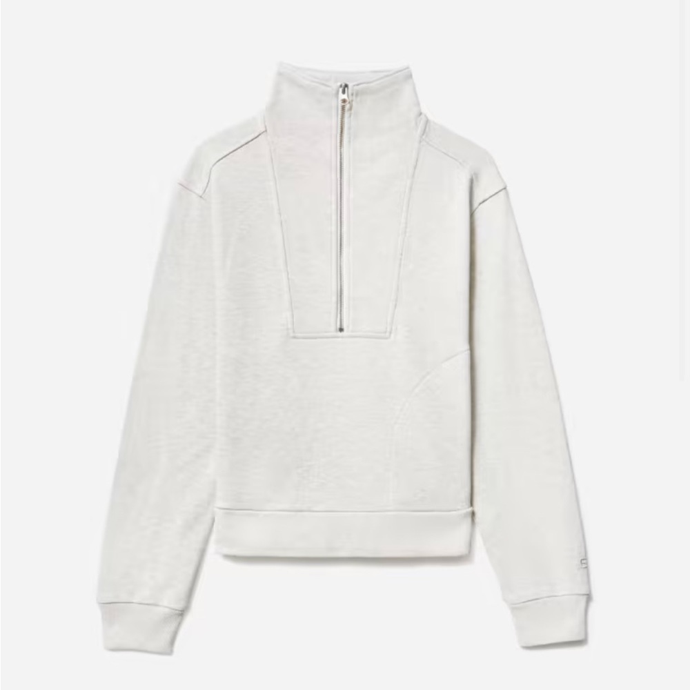 Everlane half zip sweatshirt xs